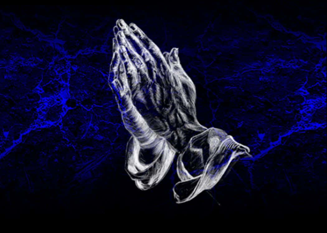Praying Hands in Faith and Gratitude Wallpaper