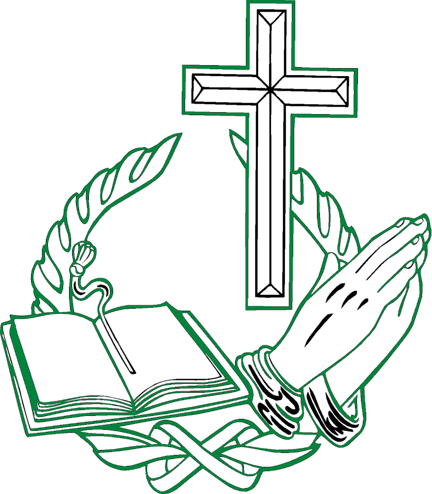 Praying Hands Bible And Cross Clipart PNG