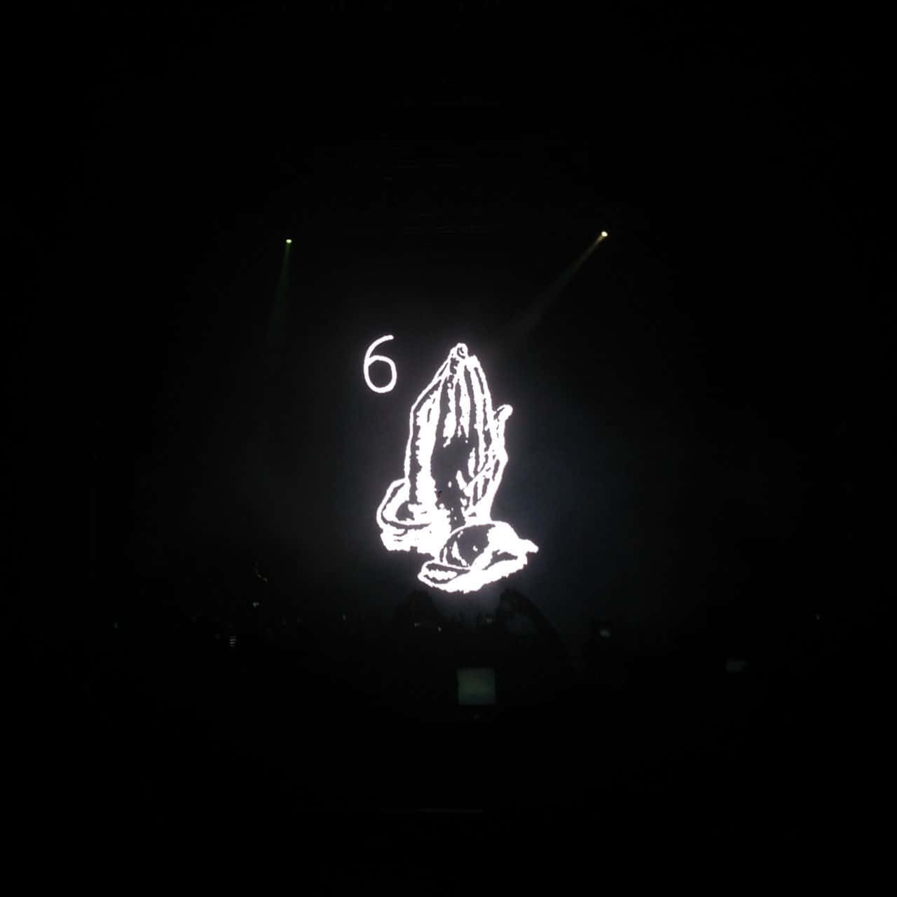 White Praying Hands Icon Picture