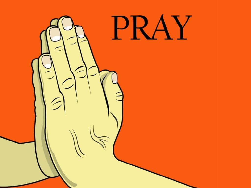 Cartoon Praying Hands Picture