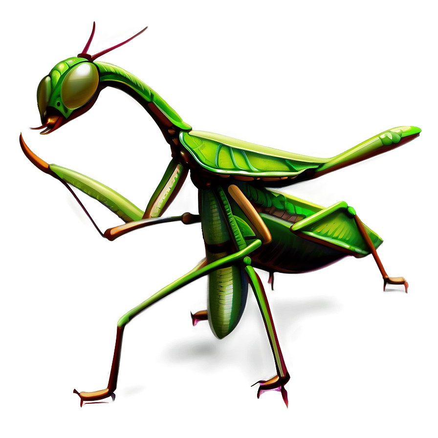 Praying Mantis Art Png Hlh60 PNG