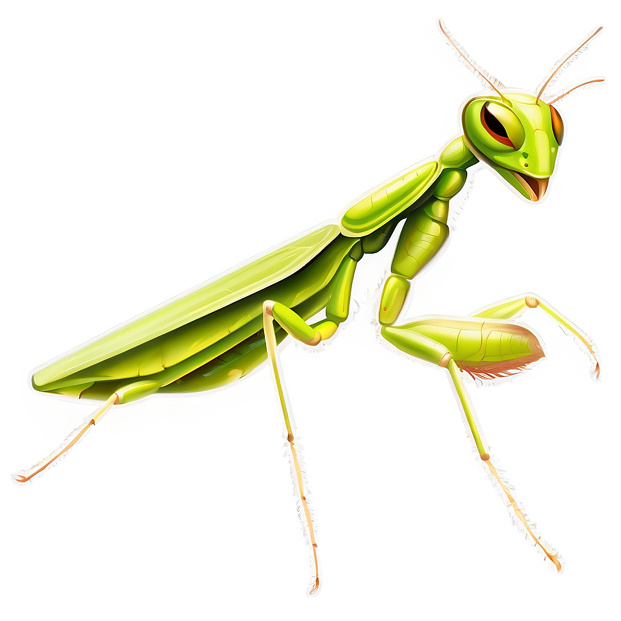 Praying Mantis In Grass Png 06122024 PNG