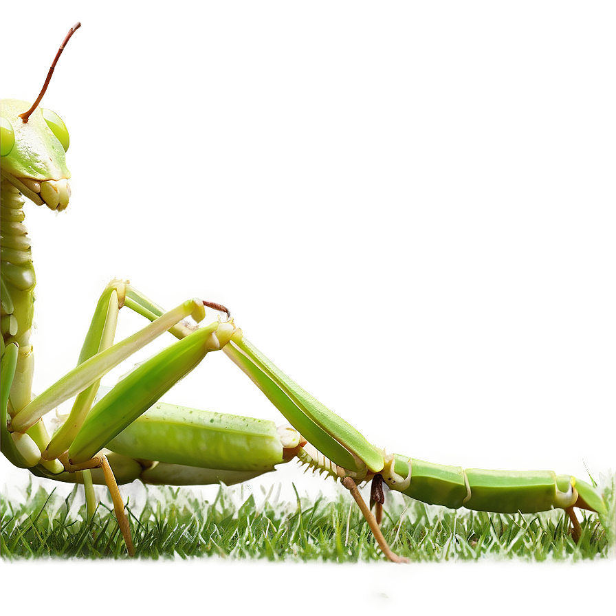 Praying Mantis In Grass Png Dqt11 PNG