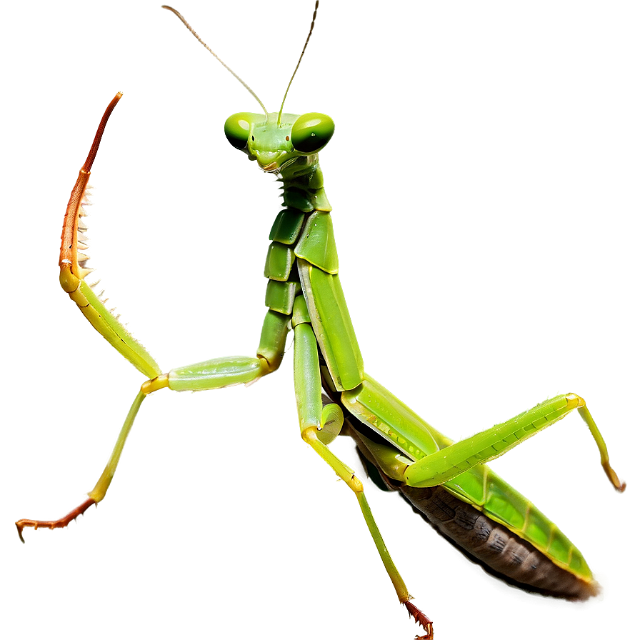 Praying Mantis On Leaf Png Mvt PNG