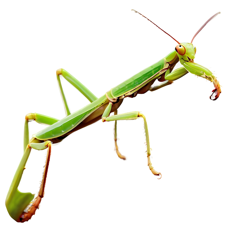 Praying Mantis On Leaf Png Pfo75 PNG