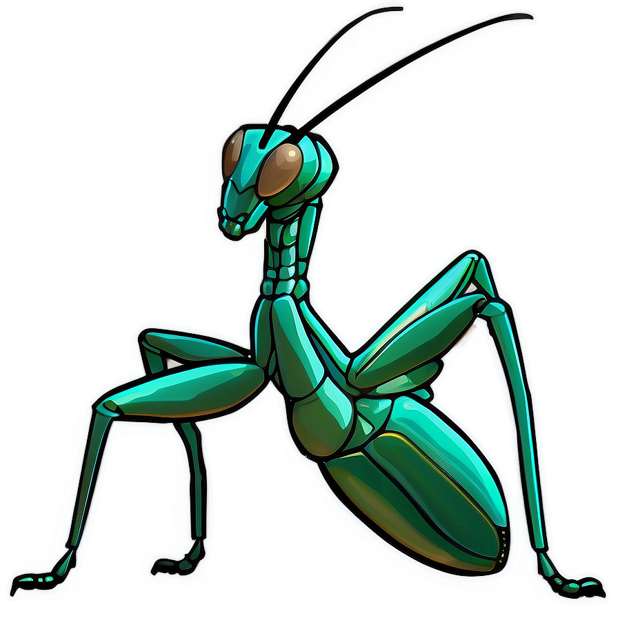 Praying Mantis Outline Png Nsh PNG