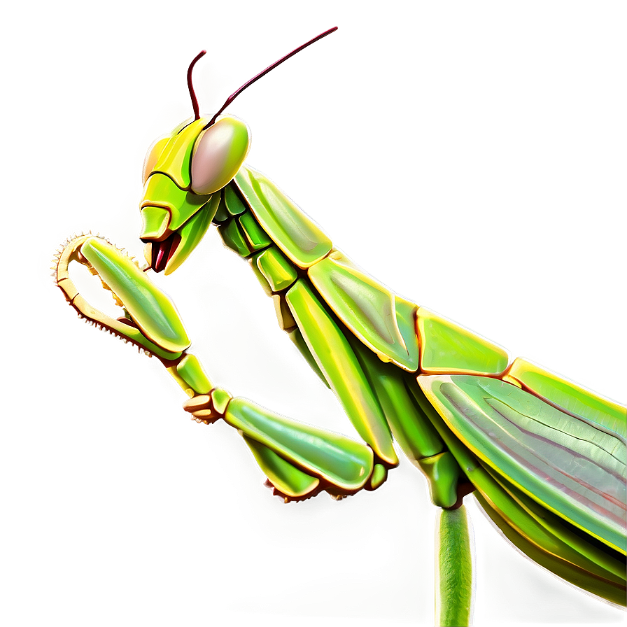 Praying Mantis Profile Png 06122024 PNG