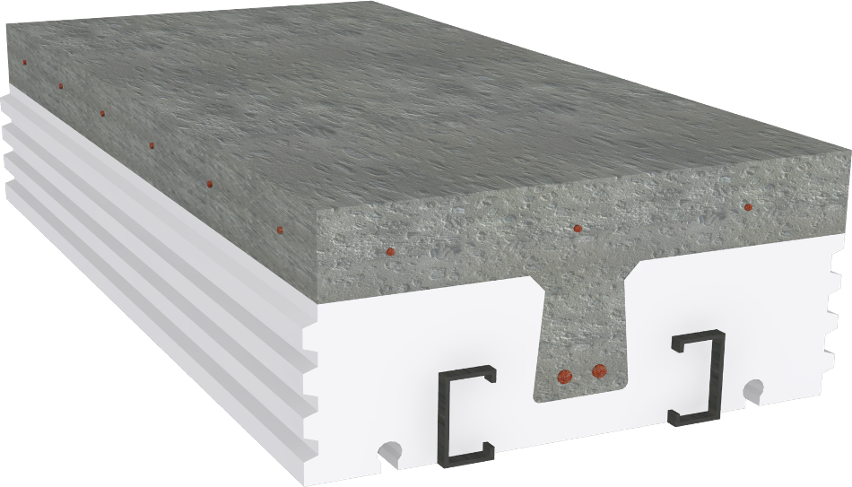 Precast Concrete Hollow Core Slab PNG