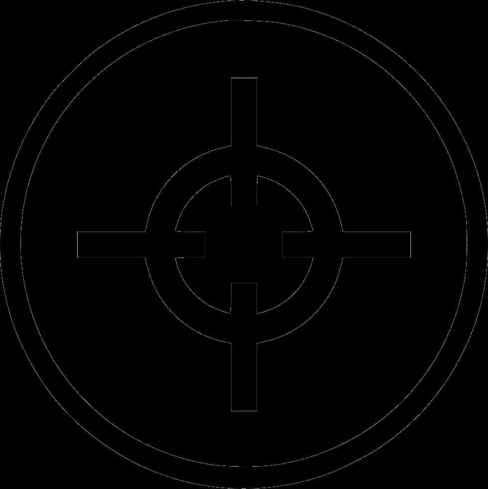 Precision Aiming Crosshair Graphic PNG
