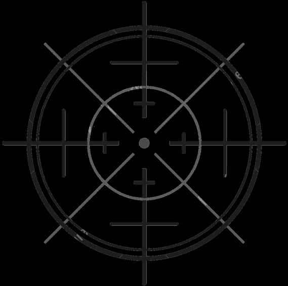 Precision Aiming Scope Crosshair PNG