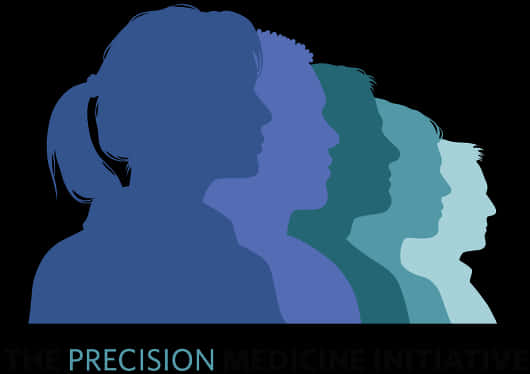 Precision Medicine Initiative Silhouettes PNG