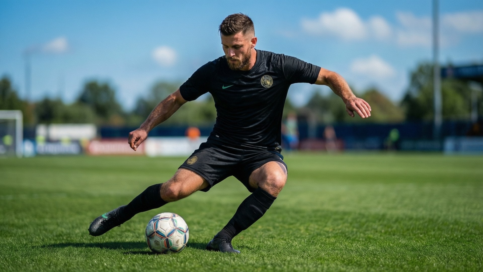 Alexander Ring leverer en presis pasning under en kamp.