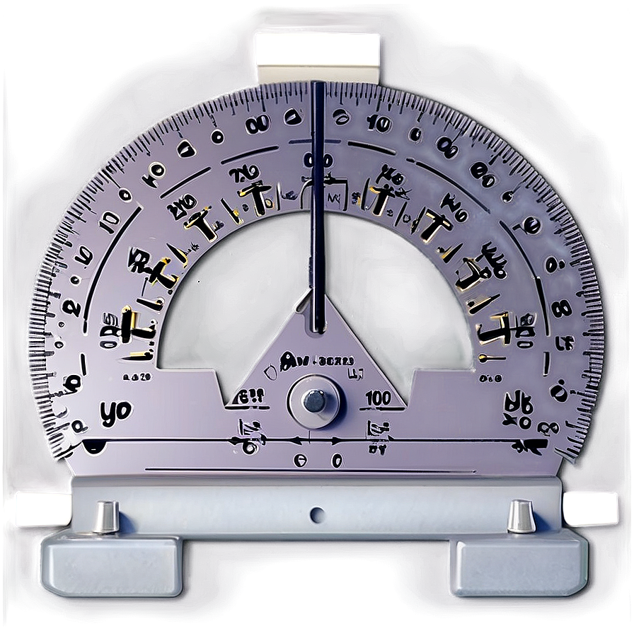 Precision Protractor Graphic Png 05252024 PNG