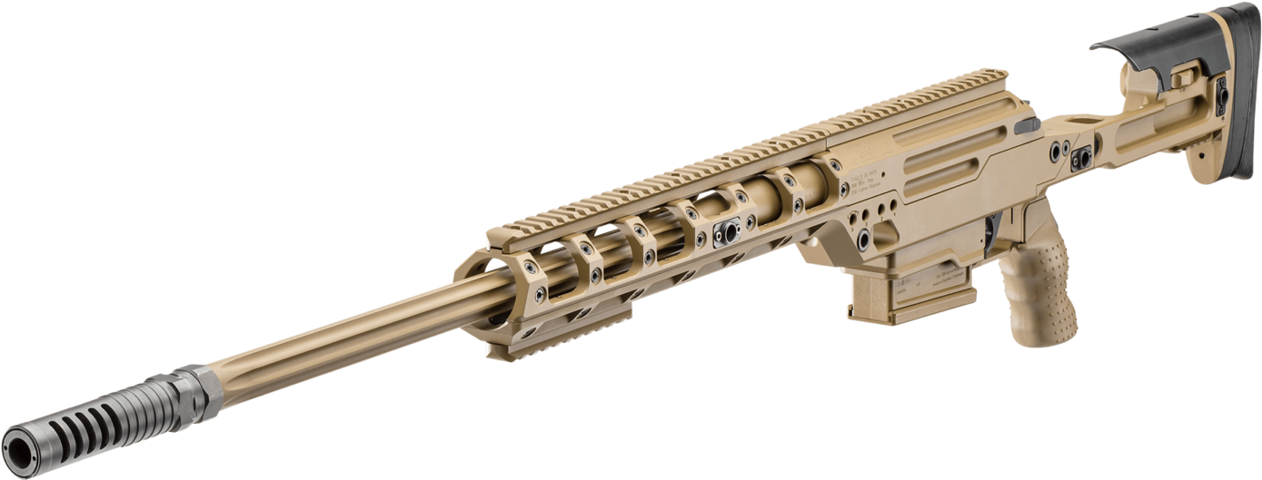 Precision Sniper Rifle Desert Camouflage PNG