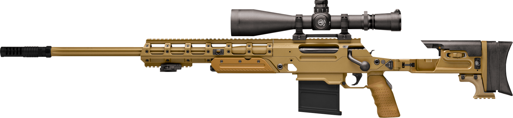 Download Precision Sniper Rifle Profile | Wallpapers.com