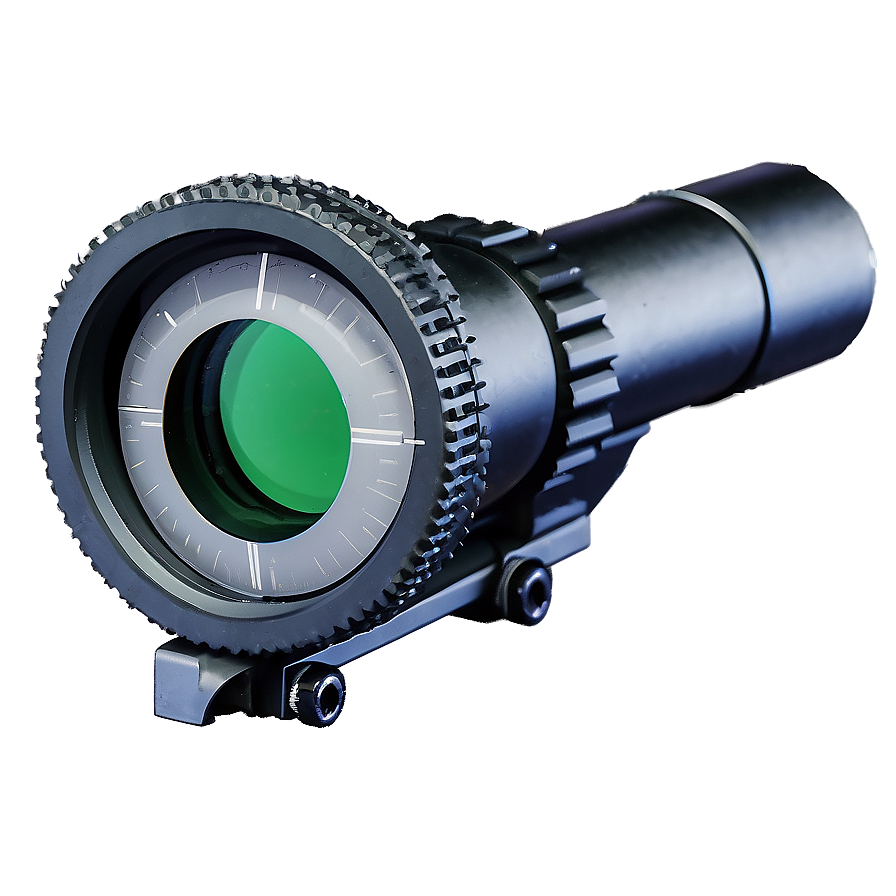 Precision Sniper Rifle Scope Png Qte18 PNG