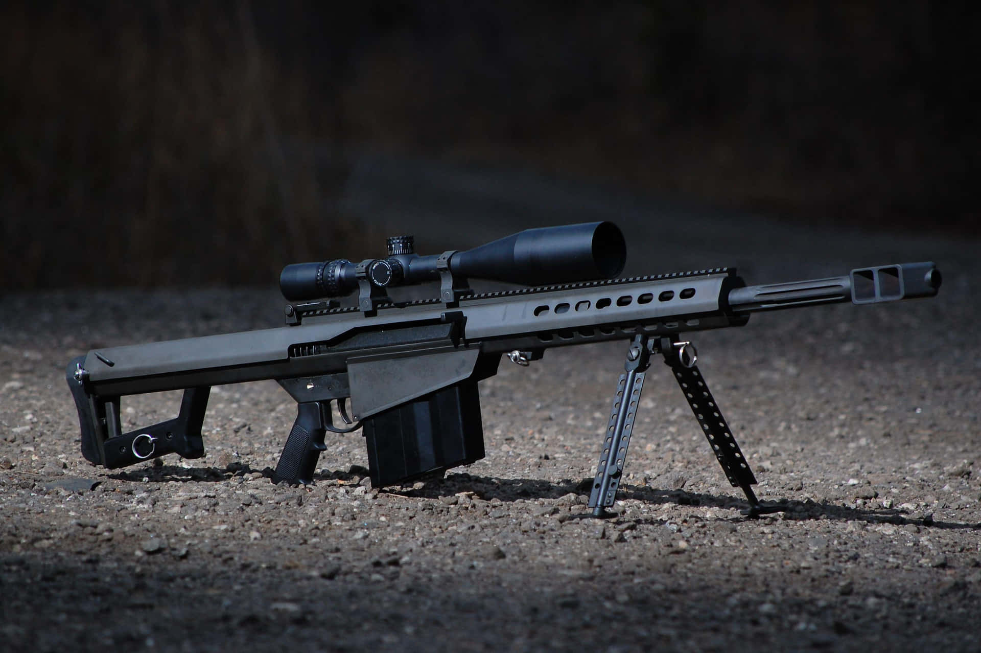 Precision Sniper Rifleon Tripod.jpg Wallpaper