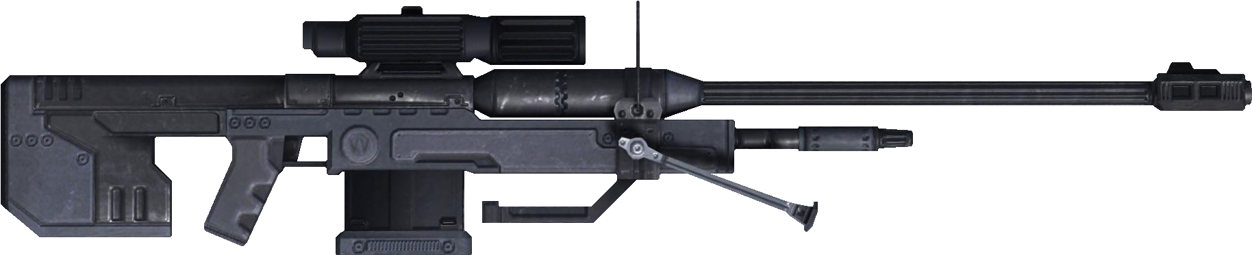 Precision Sniper Riflewith Scope PNG