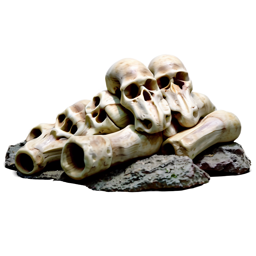 Prehistoric Bones Pile Png 42 PNG