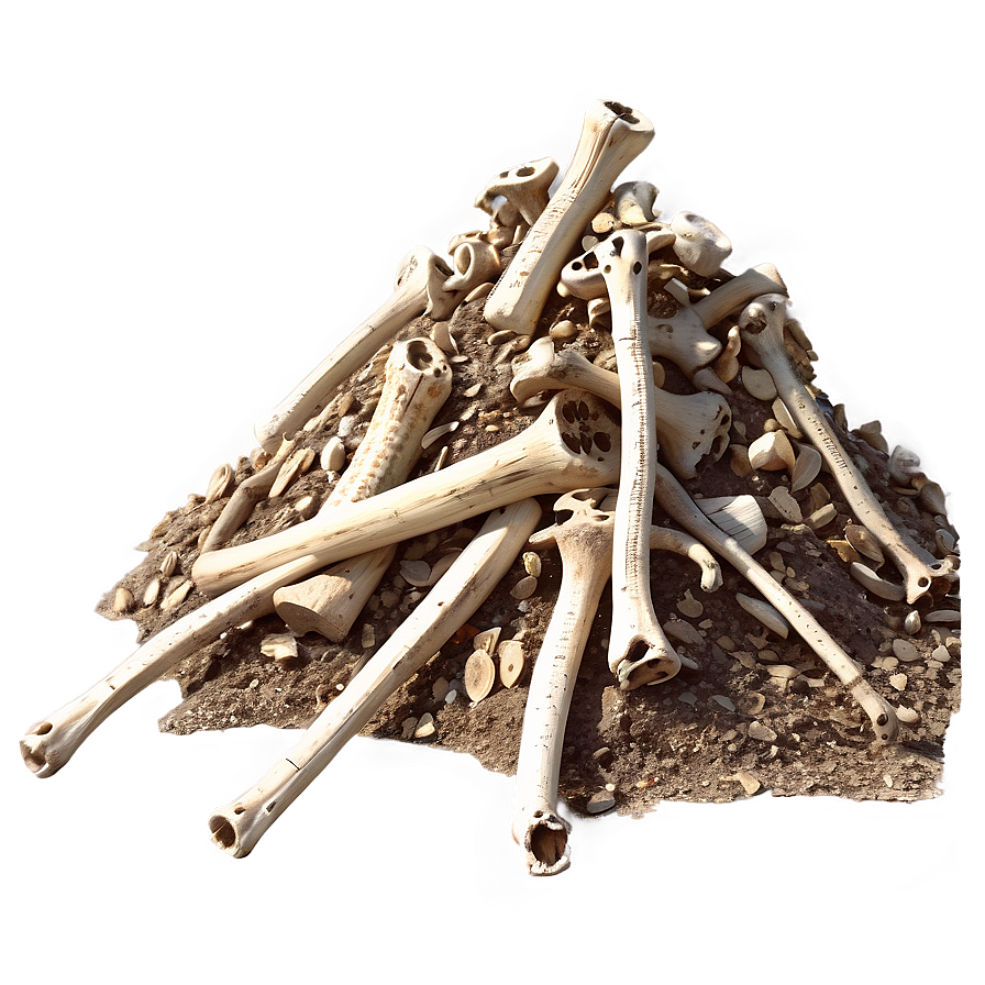 Prehistoric Bones Pile Png 49 PNG