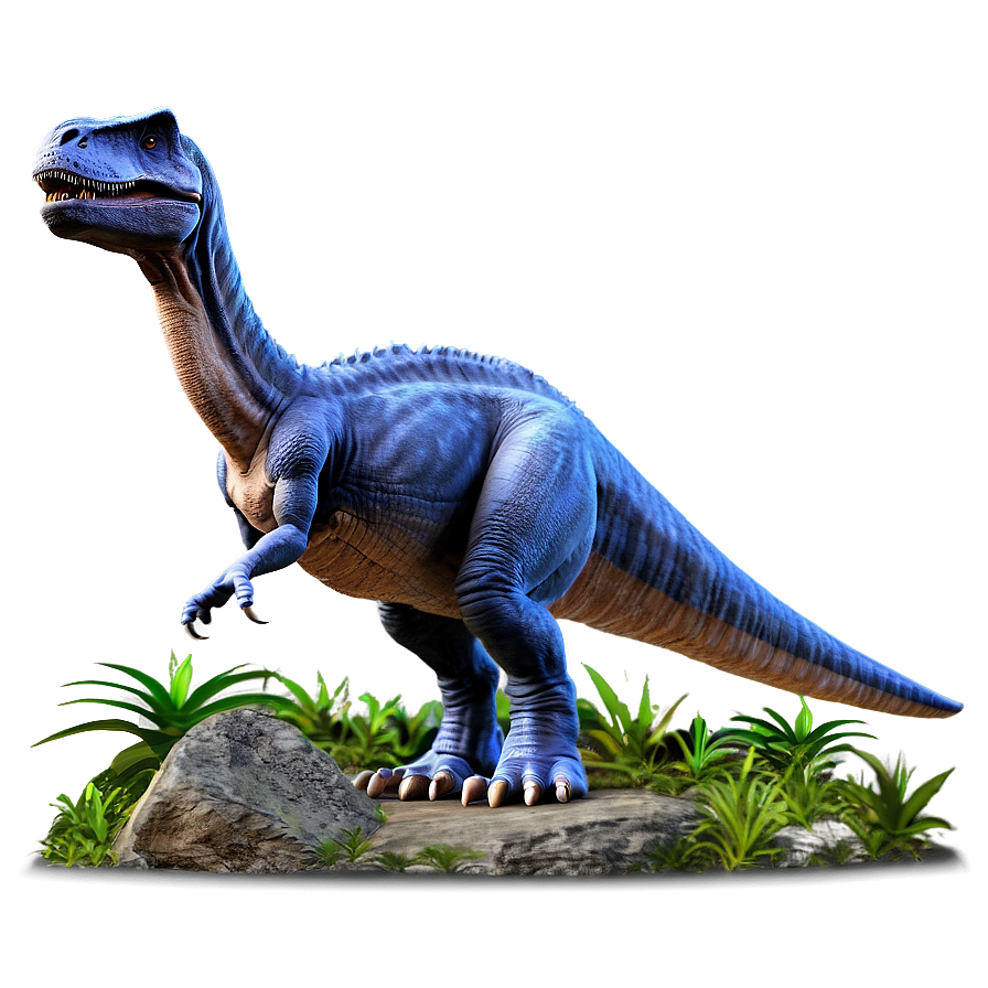 Prehistoric Dino Landscape Png Hco PNG