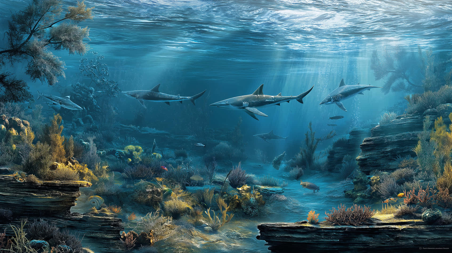Prehistoric Ocean Wallpaper