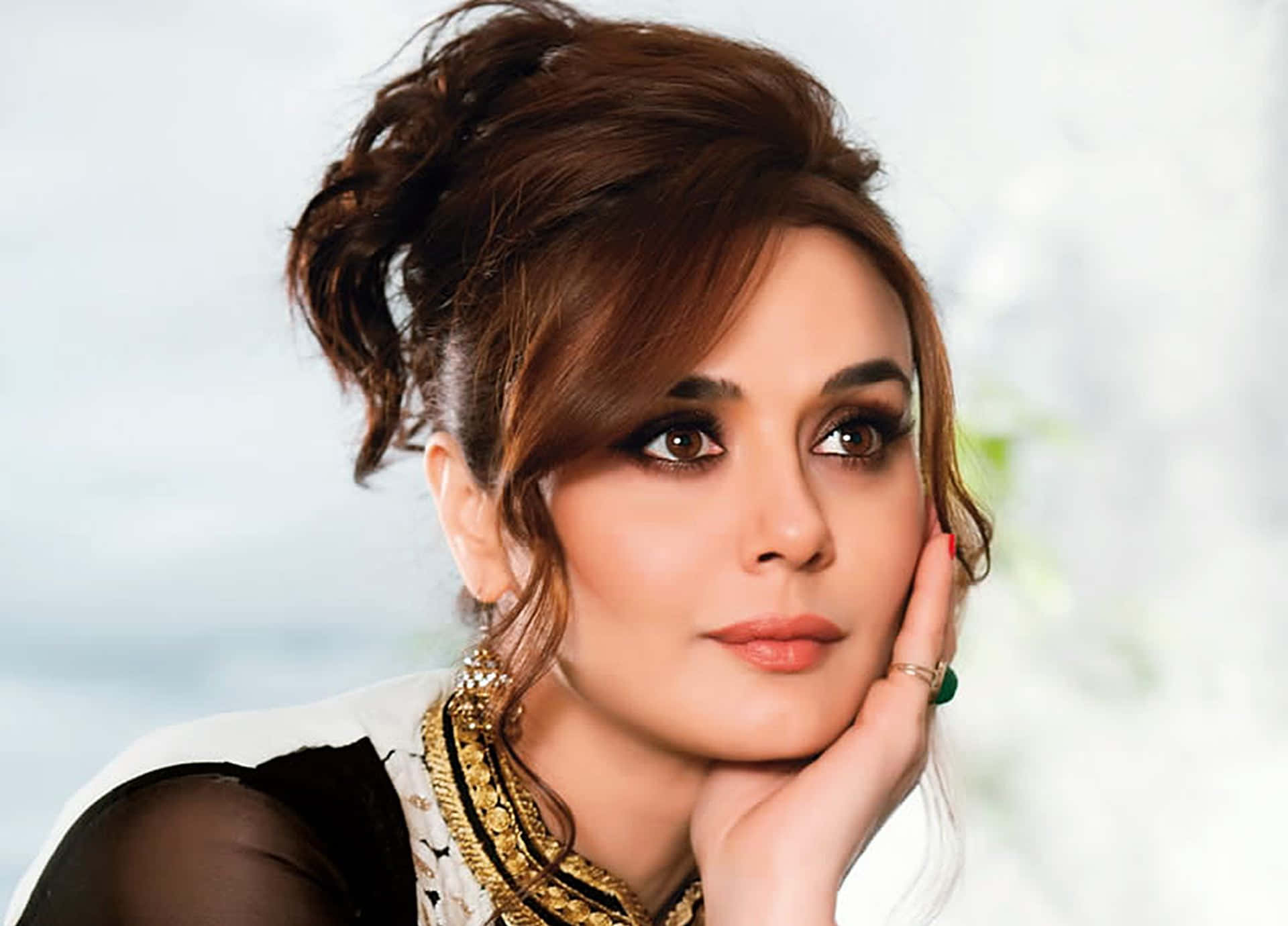 Preity Zinta is a successful actor captivating audiences with her performances. Wallpaper