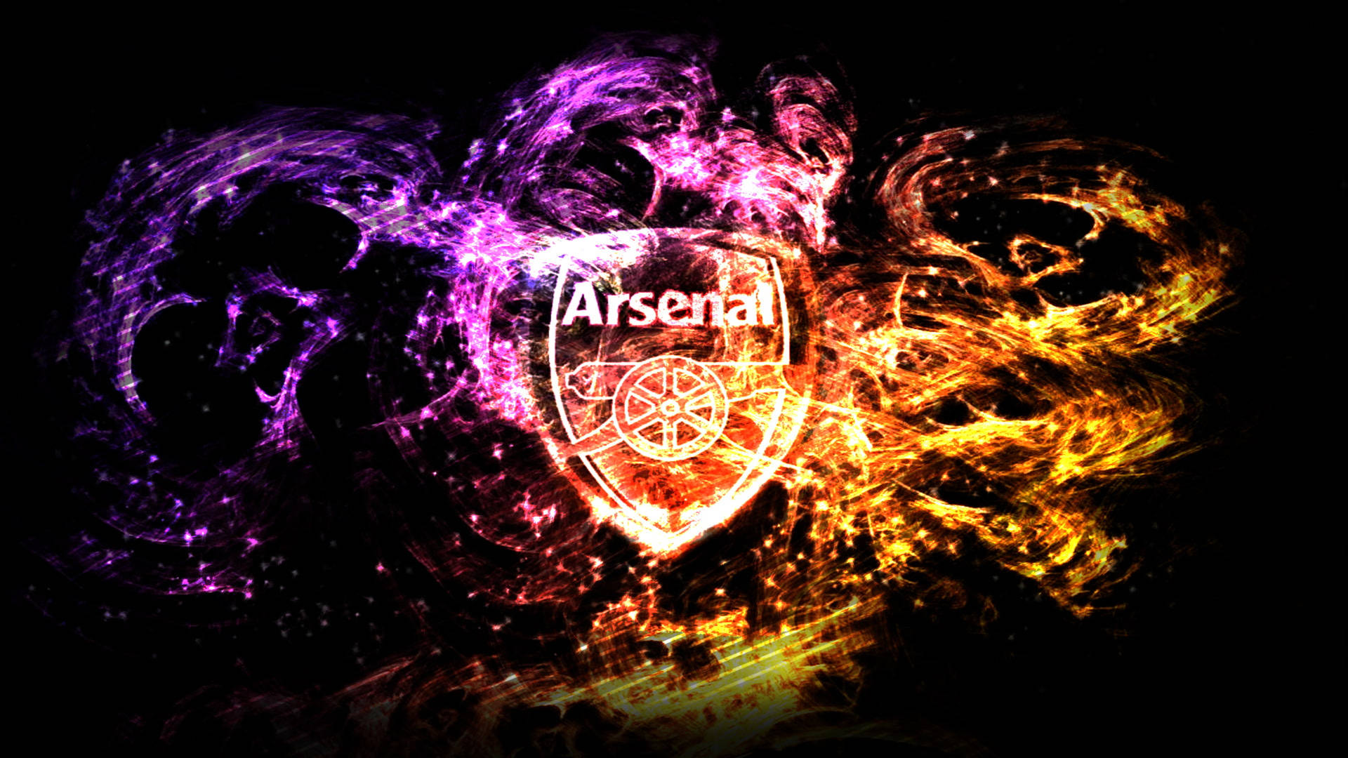 Premier League Digital Arsenal Emblem Wallpaper