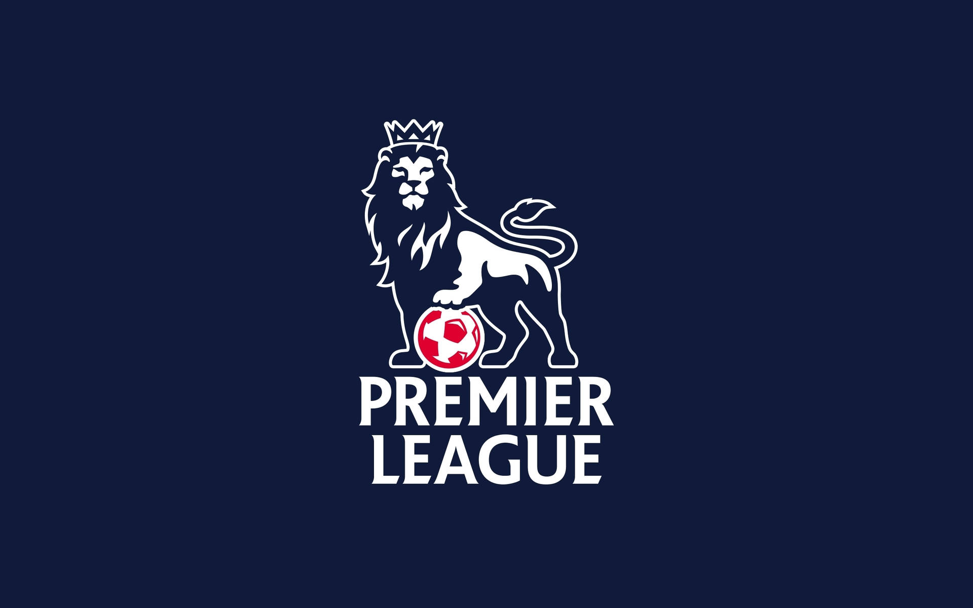 Premier League Logo In Blue Wallpaper