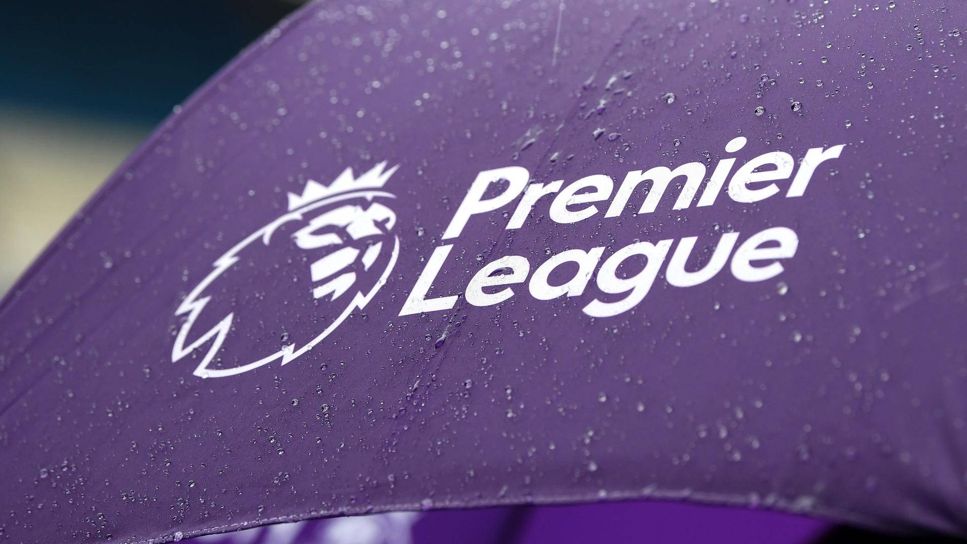 Premier League On Umbrella Wallpaper