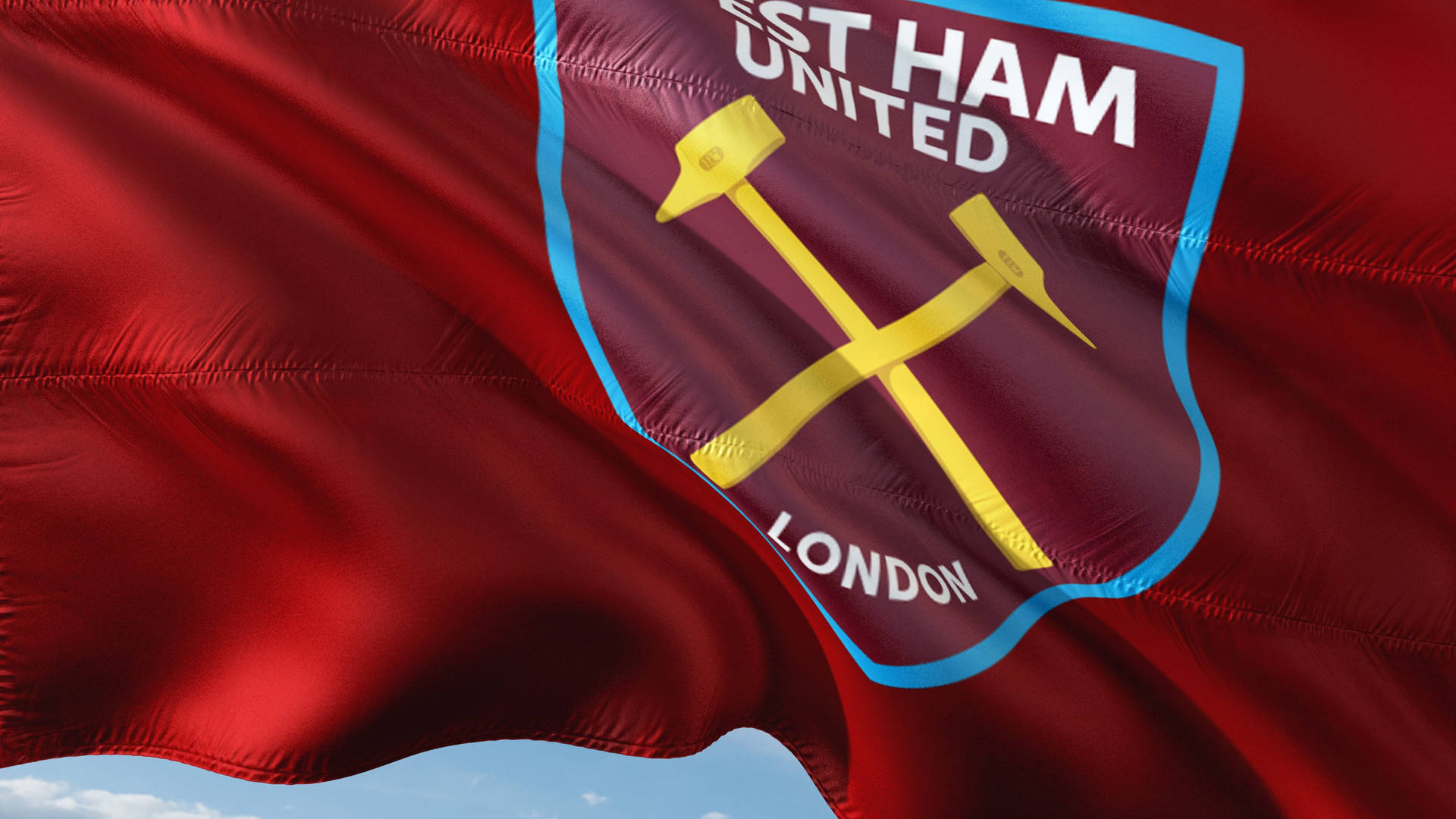 Premier League West Ham United Flag Wallpaper