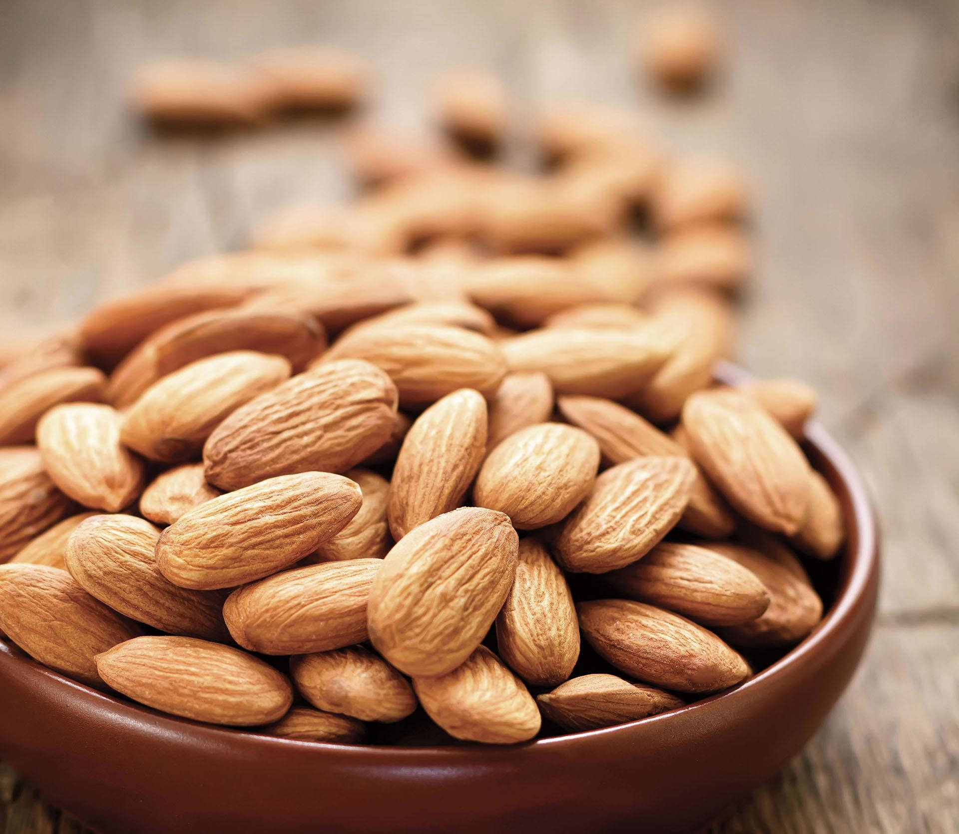 Premium Almond Nuts Wallpaper