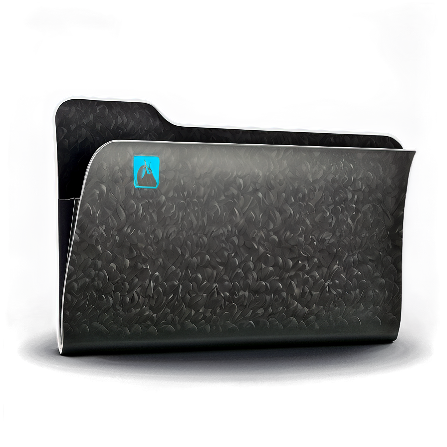 Premium Black Folder Design Png Qfi PNG