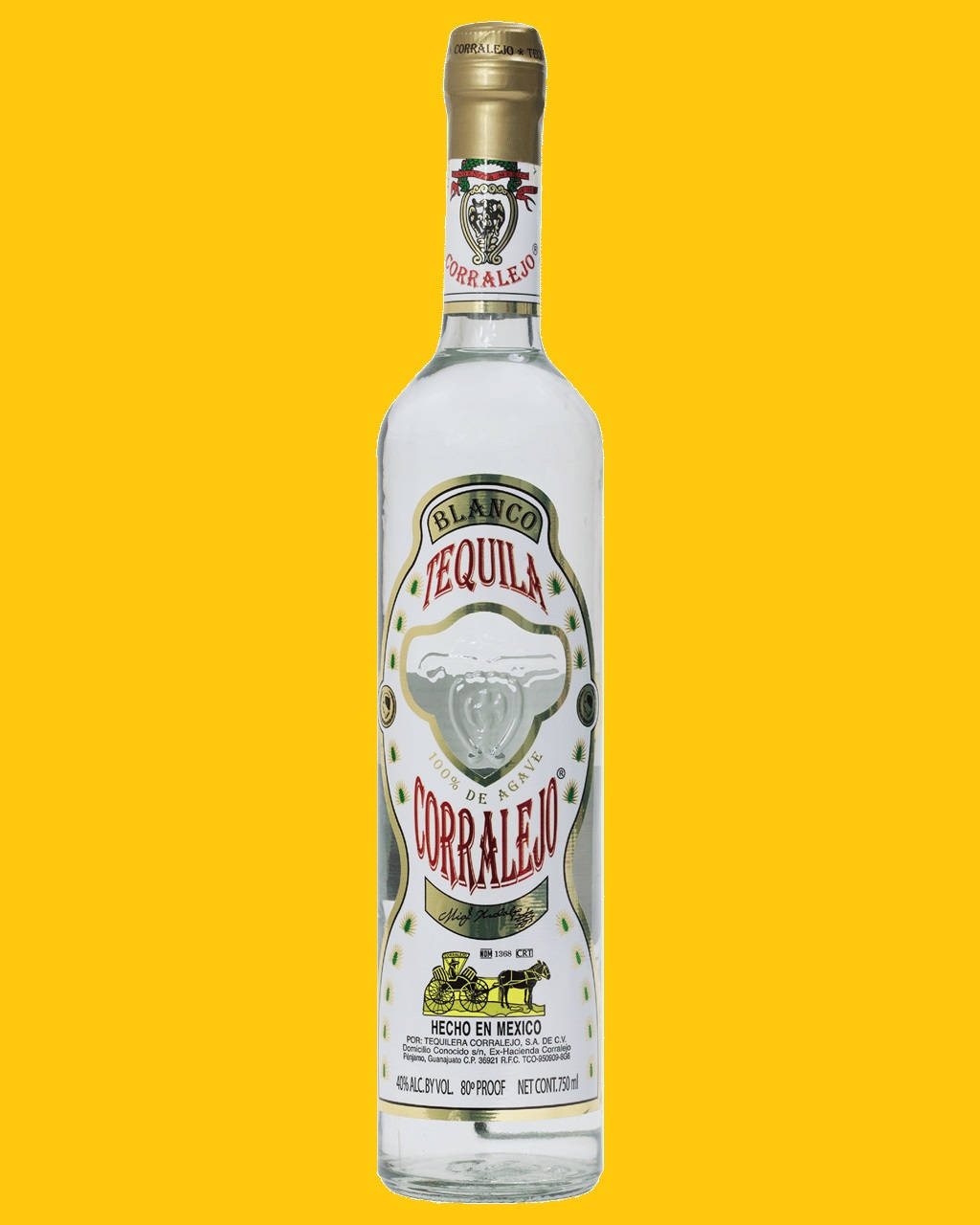 Premium Bottle Tequila Corralejo Blanco Wallpaper
