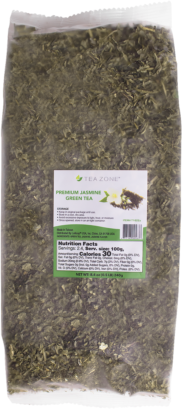Premium Jasmine Green Tea Leaves Package PNG