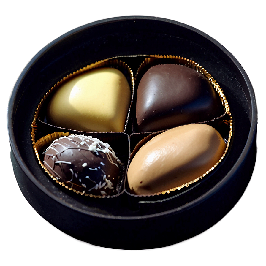 Premium Truffle Chocolate Box Png Vno82 PNG