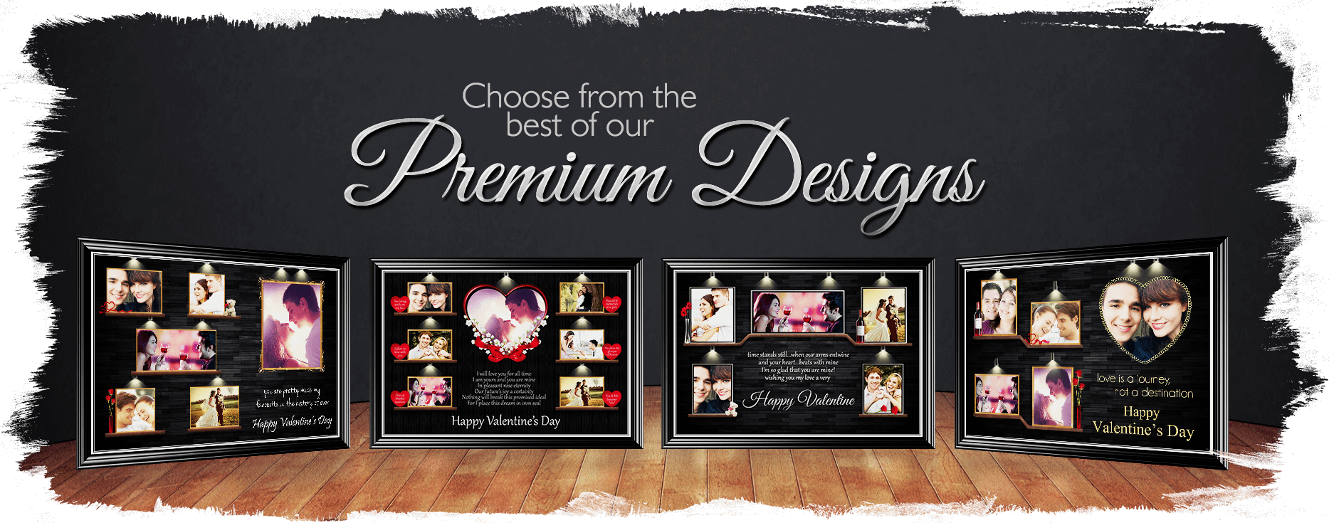 Premium Valentine Love Frames Collection PNG
