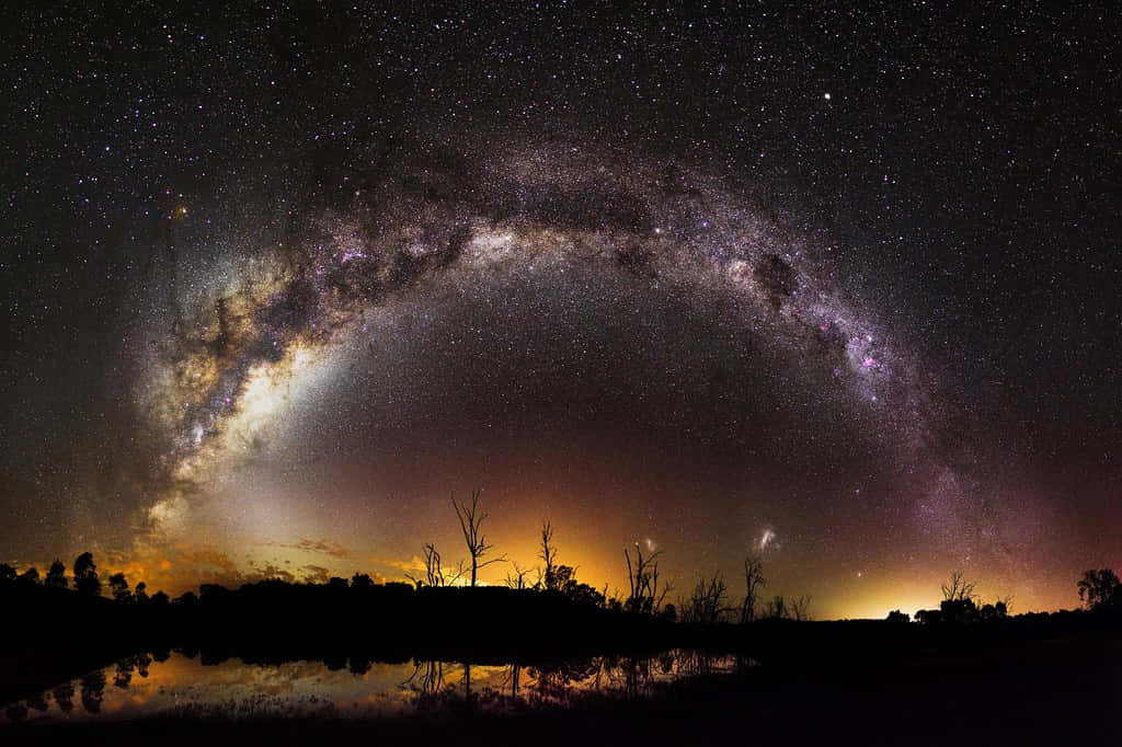 Preposterous View Of The Milky Way Wallpaper