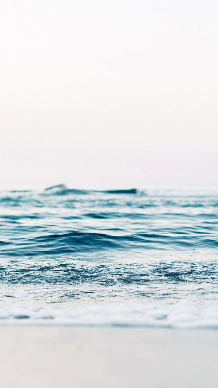 Esthétique Plage Préppy Vagues Fond d'écran