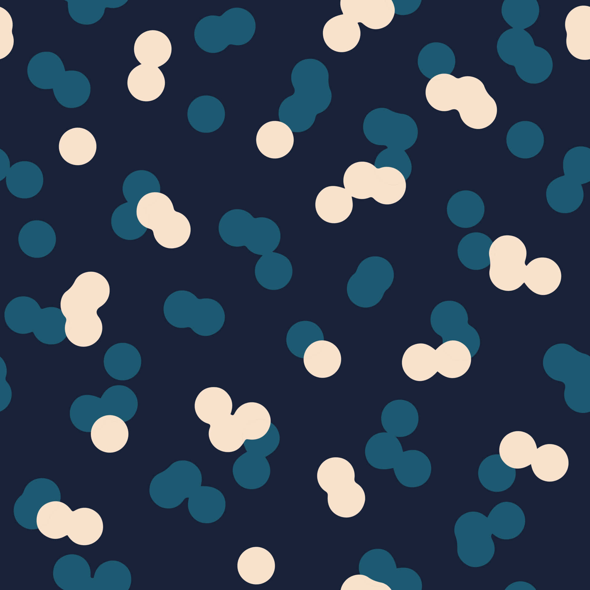 Preppy Blue Pattern Background Wallpaper
