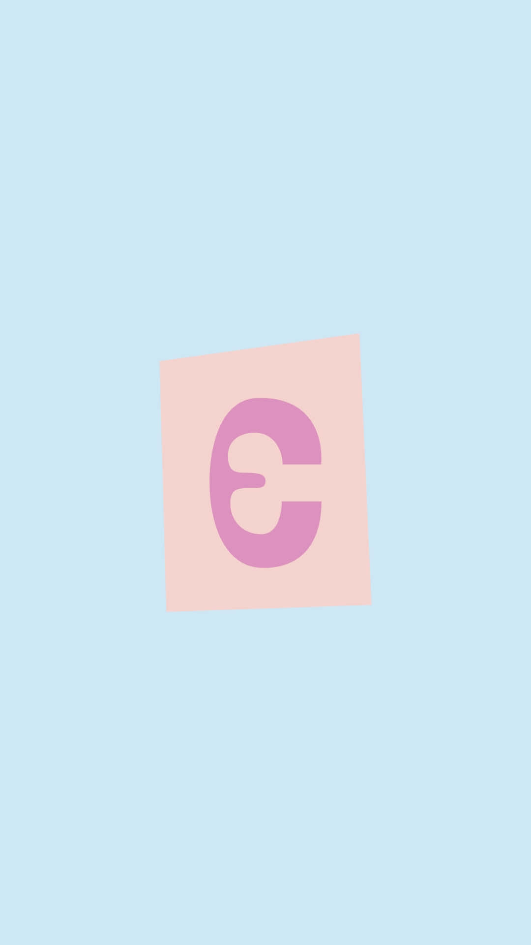 Preppy E Logo Design Wallpaper