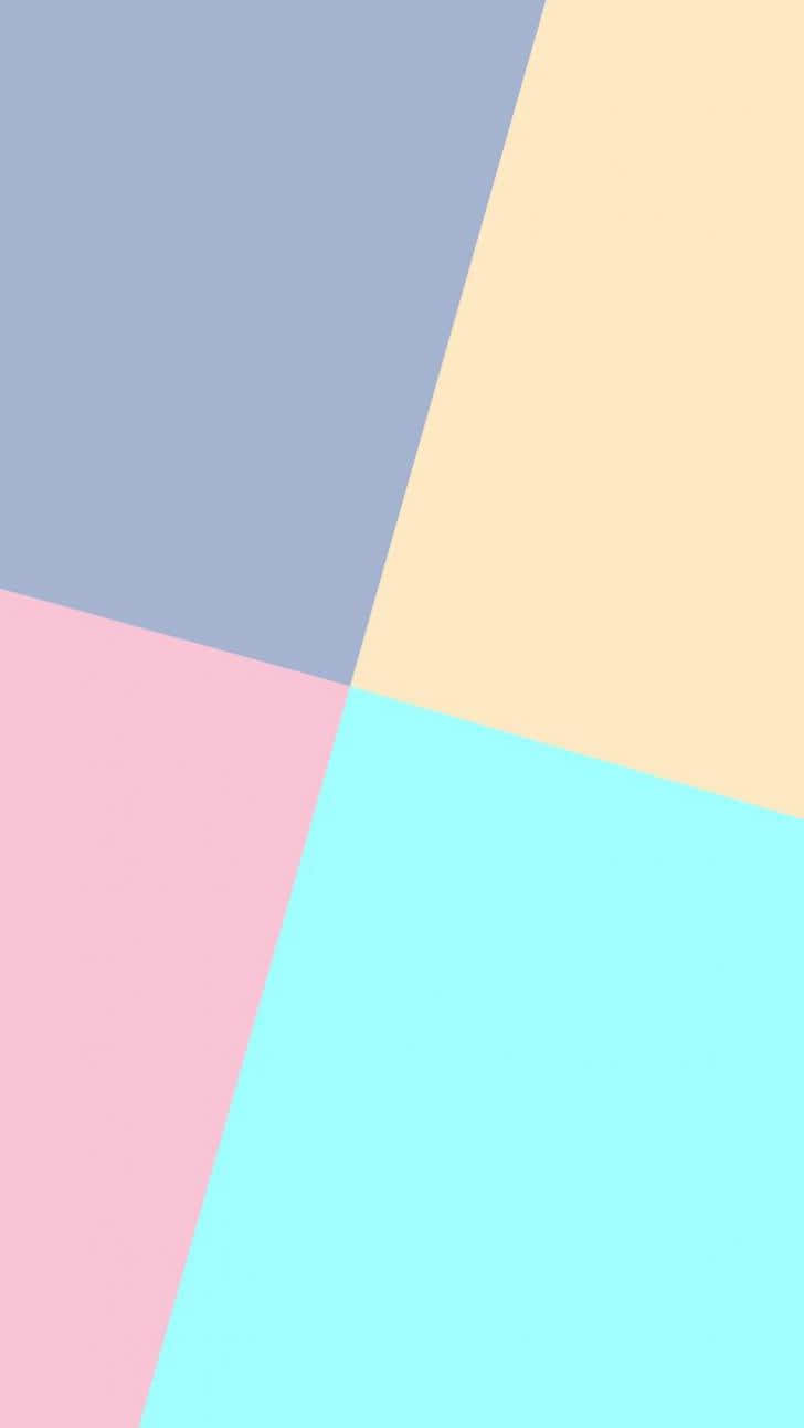 Preppy Pastel Color Blocks Wallpaper