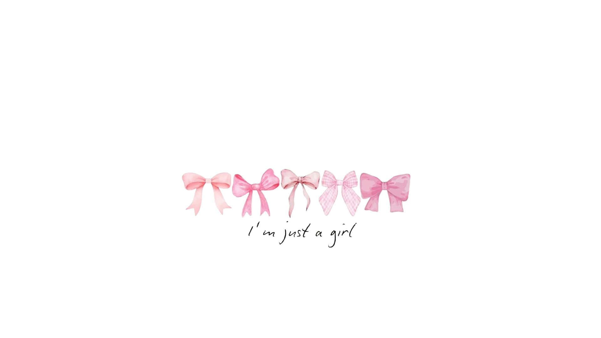 Preppy Pink Bow Collection Wallpaper