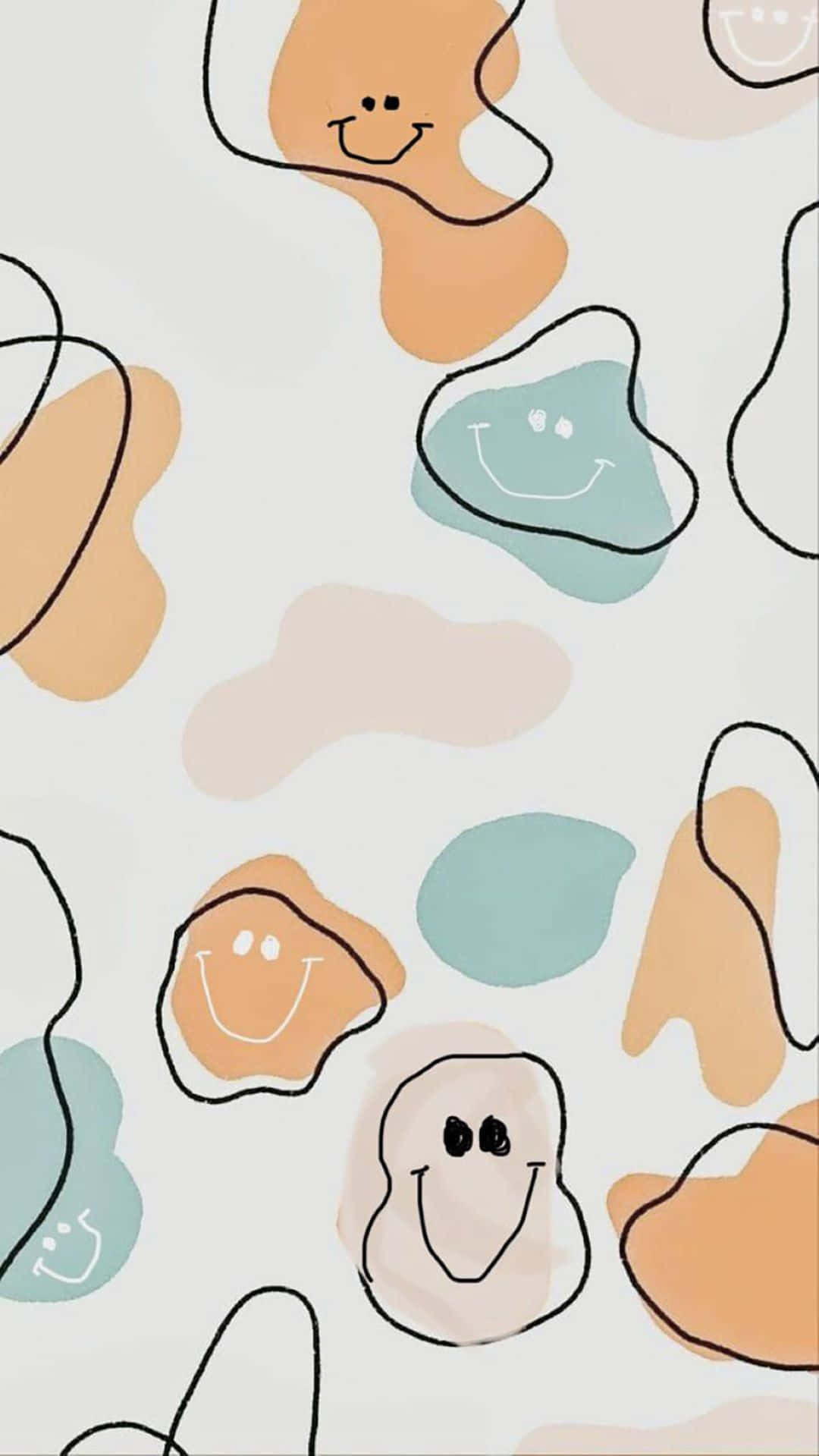 Preppy Smiley Aesthetic Wallpaper Wallpaper