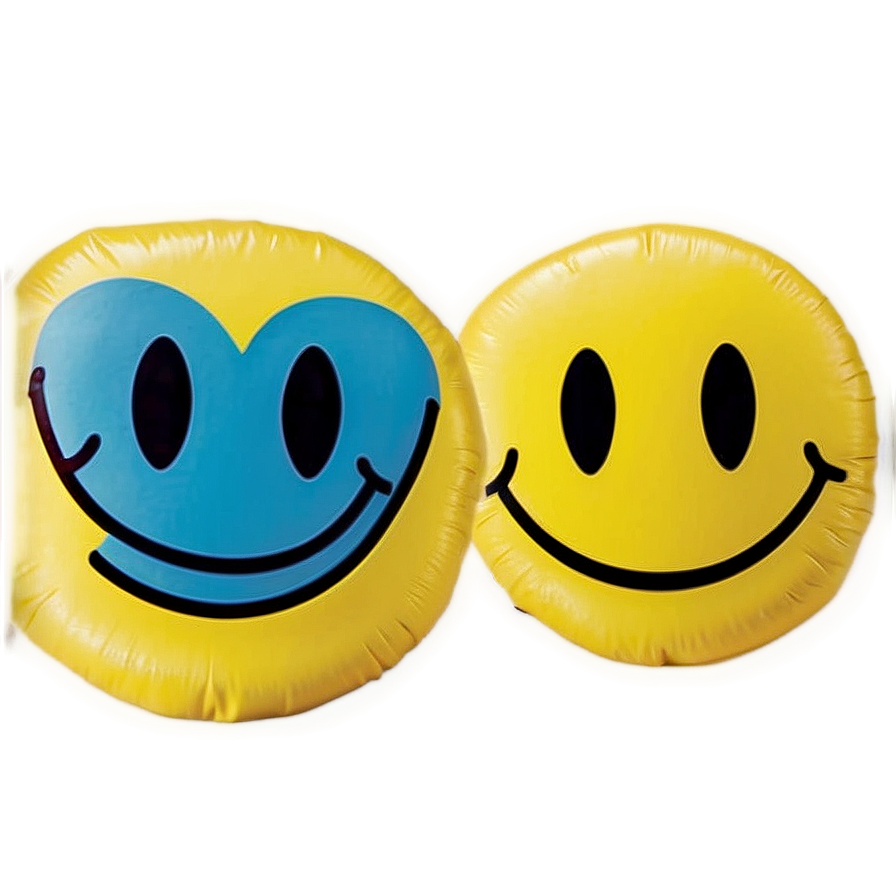 Preppy Smiley Face In Bright Colors Png 30 PNG