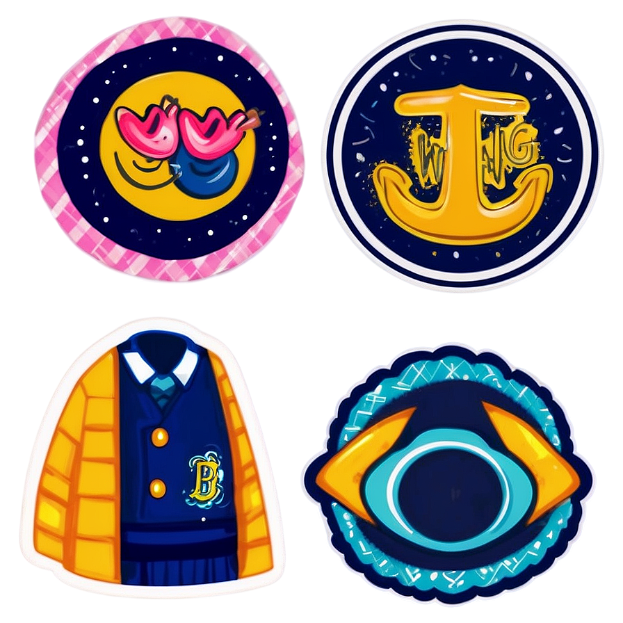 Preppy Stickers Collection Png 57 PNG