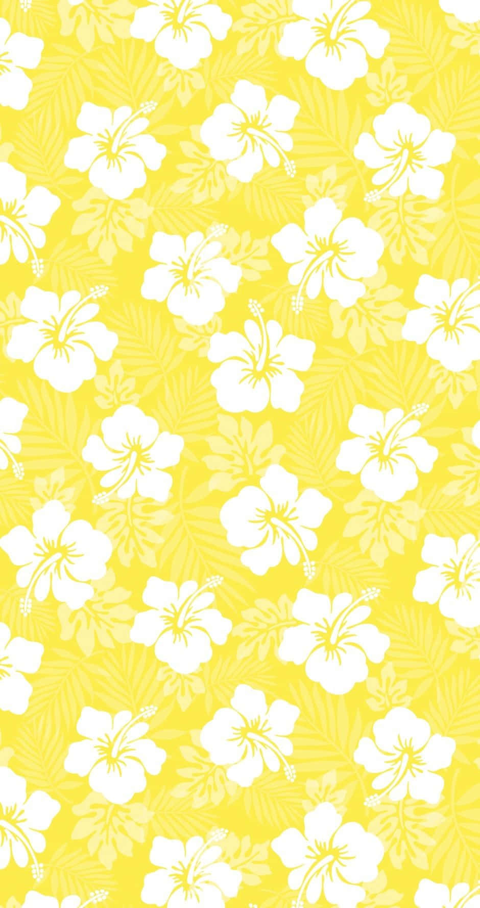 Preppy Summer Floral Pattern.jpg Wallpaper