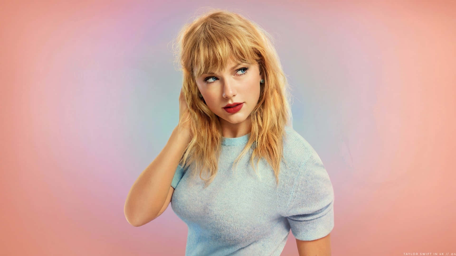 Preppy Taylor Swift Pastel Backdrop Wallpaper