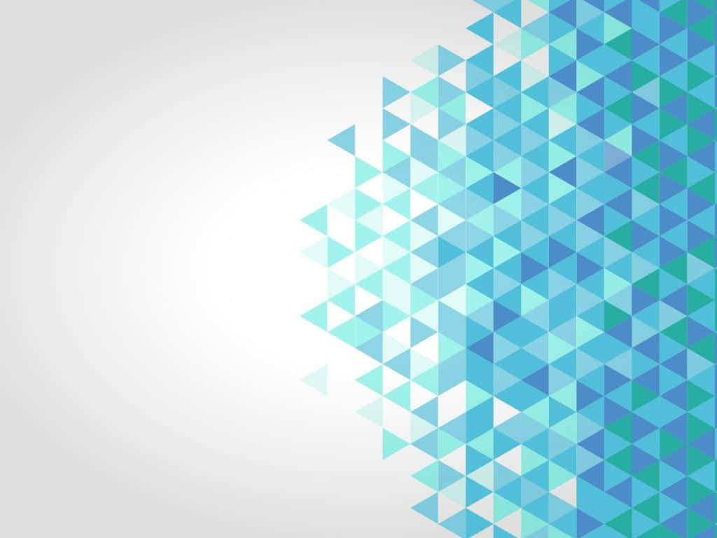 Abstract Blue Triangles Background Vector