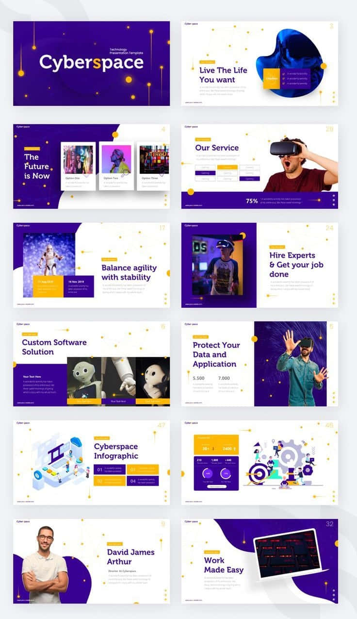 Cyberspace - Business Presentation Template